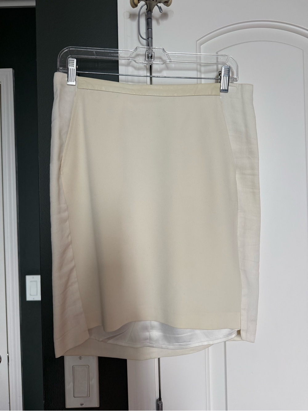 J Brand Cream Women's Straight Skirt Size 4